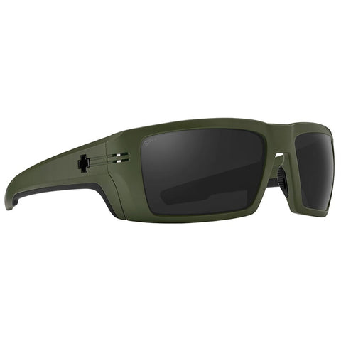 Spy Rebar ANSI Sunglasses - Matte Army Green - Happy Gray