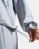 Women's UA Unstoppable Fleece Zip Up Hoodie - Mod Gray Light Heather / Mod Gray - 011