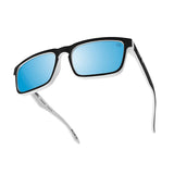 Spy Helm Sunglasses - Whitewall - Happy Boost Polar Ice Blue Mirror