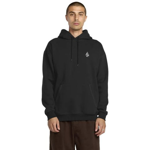 Volcom Mens Skidder Pullover Hoodie - Black