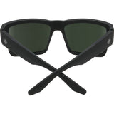 Spy Cyrus Sunglasses - Black Soft Matte - HD Plus Grey Green Polar