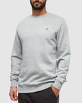 Tentree Mens Reynard Crew - Harbour Grey Heather