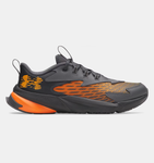 Under Armour Boys' PS UA Scramjet 7 Running Shoes - Anthracite / Castlerock / Blaze Orange - 016