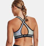 Under Armour Women's Armour® Mid Crossback Printed Sports Bra