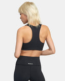RVCA Womens VA Essential Mid Support Sports Bra