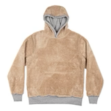 RDS Mens Faux Fur Lining Hoodie - Athletic Heather