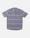 Salty Crew Mens Sundown Perforated Polo Shirt - Light Grey