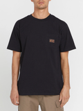 Volcom Mens Workwear Certifico Short Sleeve Tee - Black