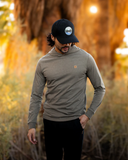 Tentree Men's TreeBlend Baker Hooded Longsleeve T-Shirt - Timber Heather