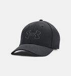 Under Armour Men's UA Iso-Chill Driver Mesh Adjustable Cap - Black / Pitch Gray - 001