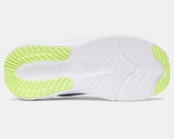 Under Armour Girls' GS UA Surge 5 Running Shoes - Blue Float / Spackle Blue / Green Citrine - 476