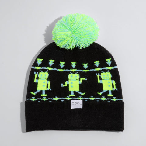 Coal Kids The Toy Bin Pom Beanie - Black