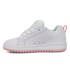DC Kids Court Graffik Shoe - White/Pink