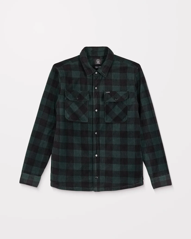 Volcom Youth Bowered Fleese Over-shirt - Scarab