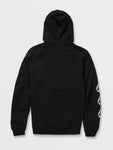 Volcom Mens Iconic Stone Hoodie - Black