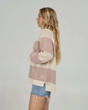 Salty Crew Women Signal Knit Crew - Mushroom