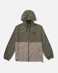 Salty Crew Mens Surface Windbreaker Jacket - Olive