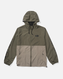 Salty Crew Mens Surface Windbreaker Jacket - Olive