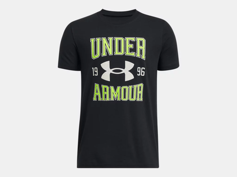 Under Armour Boys' UA Vintage Logo Short Sleeve Tee