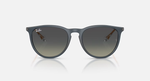 Ray-Ban Erika Sunglasses - Rubber Blue W/ Grey Gradient