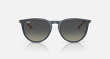 Ray-Ban Erika Sunglasses - Rubber Blue W/ Grey Gradient
