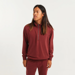 Stance Mens Shelter 1/2 Zip Crewneck - Burgundy