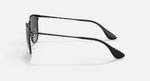 Ray-Ban Erika Metal Sunglasses - Black W/ Grey Gradient Polar