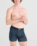 Saxx Ultra Super Soft Underwear - Spacedye Stripe - Grey Multi