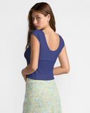 RVCA Womens Auguste Top - Midnight