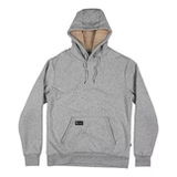 RDS Mens Faux Fur Lining Hoodie - Athletic Heather