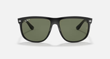 Ray-Ban Boyfriend Sunglasses - Black W/ Dark Green Polar