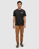 Tentree Mens Summit T-Shirt - Meteorite Black / Stone Grey