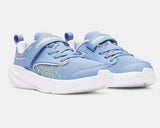 Under Armour Girls' PS  UA Surge 5 Running Shoes - Blue Float / Spackle Blue / Green Citrine - 476