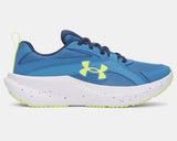 Under Armour Boys' GS UA Assert 11 Running Shoes - Aegean Blue / Academy / Flash Light - 430