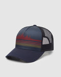 Tentree Retro Treeline Altitude Hat - Midnight Blue / Crimson