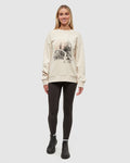 Tentree Women's Backcountry Crew - Warm Oak / Dusty Terracotta