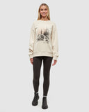 Tentree Women's Backcountry Crew - Warm Oak / Dusty Terracotta