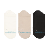 Stance Back To The Mid Tab Socks 3 Pack - Canvas