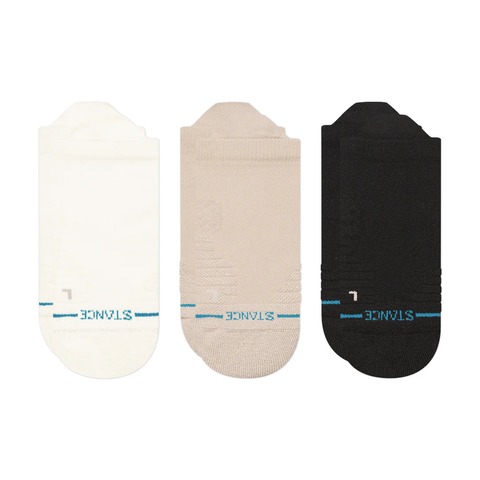 Stance Back To The Mid Tab Socks 3 Pack - Canvas