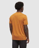 Tentree Mens Baker Henley T-Shirt - Burnt Caramel