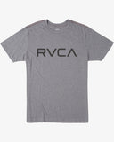 RVCA Mens Big RVCA Tee - Smoke Black