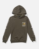 Salty Crew Ink Slingers Boys Fleece Hoodie - Dusty Olive