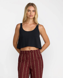 RVCA Womens New Yume Tank Top - Black