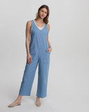 Tentree Women's Nova Overall - Light Wash