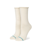 Stance Womens Thicc Crew Sock - Off White