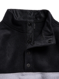 Burton Toddlers' Cinder Fleece Anorak - True Black / Gray Heather