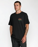 RVCA Mens Welcome to RVCA Short Sleeve Tee - Pirate Black
