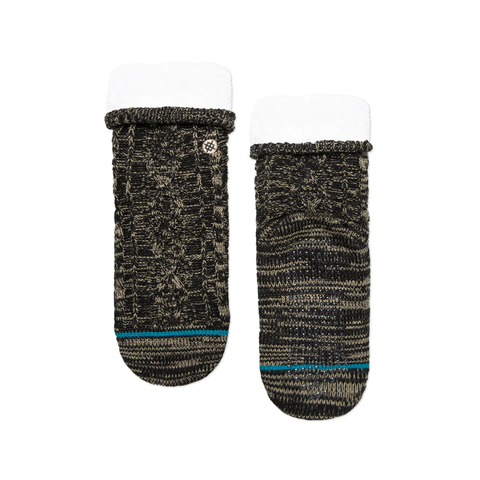 Stance Aspen Crew Slipper Socks - Washed Black