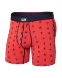 Saxx Vibe Xtra Underwear - Summer Catch - Coral Red