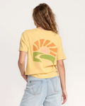 RVCA Womens Daily Tee - Sahara Sun